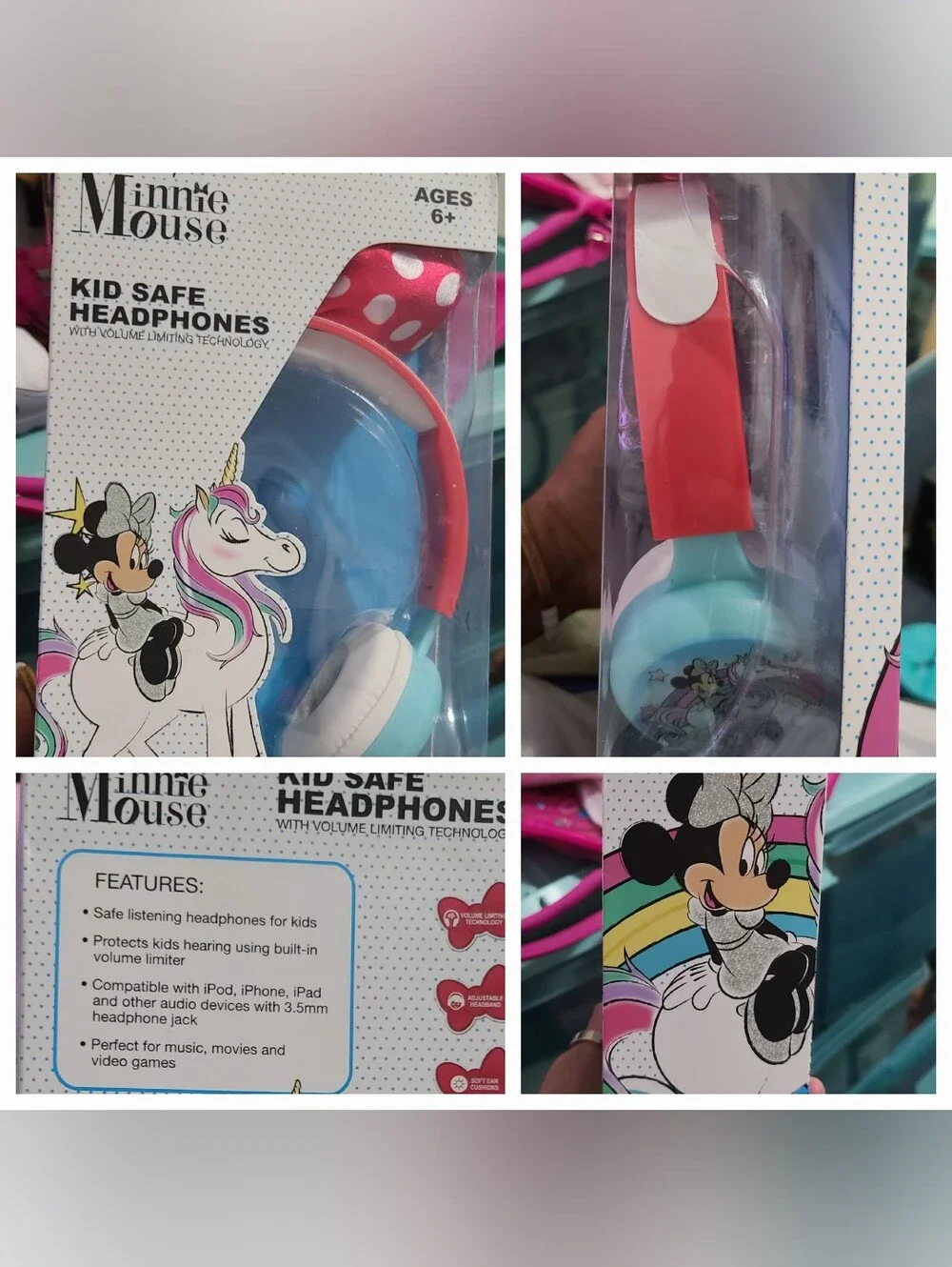 Minnie 9 Pc Set -  Disney Minnie Mouse Bundle. All Pcs Listed In Des.